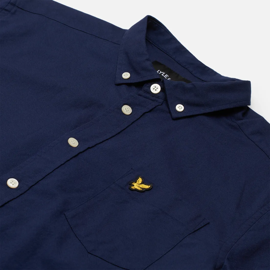 Lyle & Scott Мужская рубашка Light Weight Slub Oxford Short Sleeve