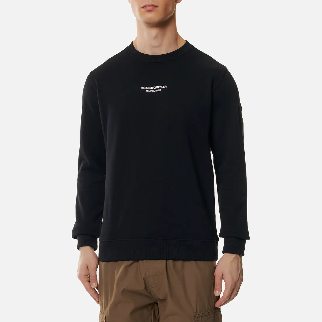 Weekend Offender Мужская толстовка Admit Nothing Print Crew Neck