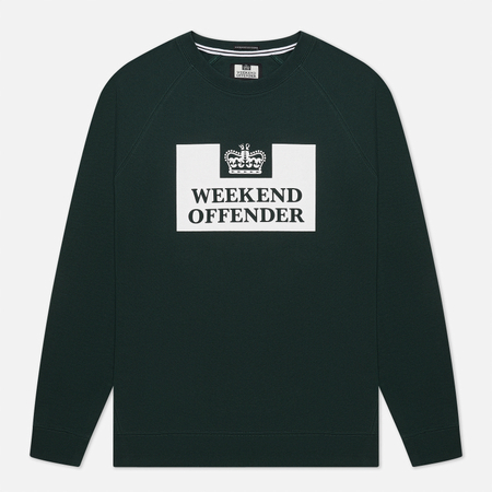 Мужская толстовка Weekend Offender Penitentiary AW20, цвет зелёный, размер XXL