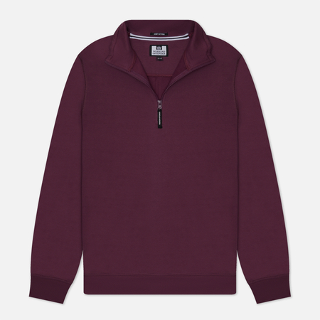 фото Мужская толстовка weekend offender kraviz quarter zip, цвет фиолетовый, размер s
