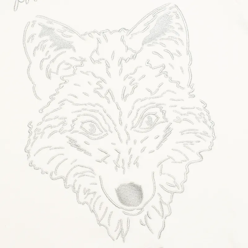 Maison Kitsune Женская толстовка Crew Neck Embroidered 3D Fox