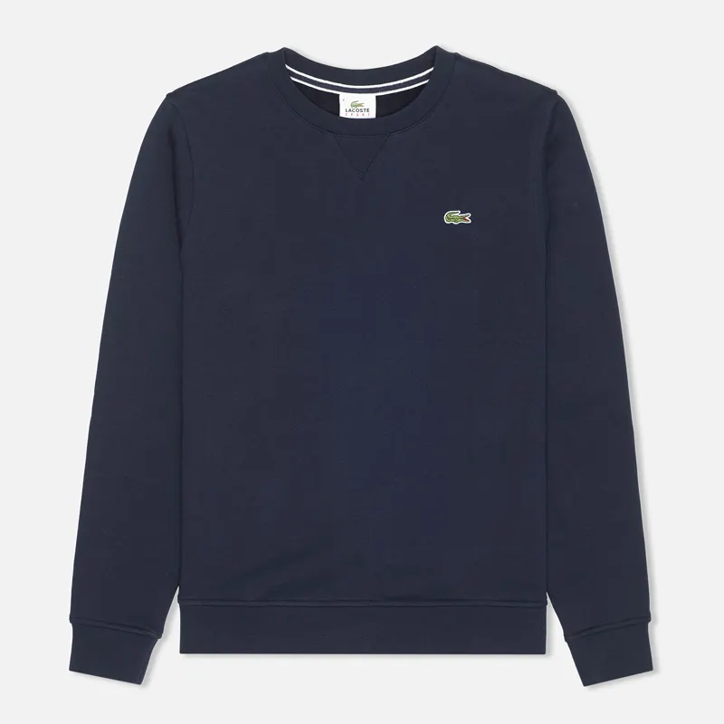 Lacoste Мужская толстовка Sport Crew Neck Solid Fleece