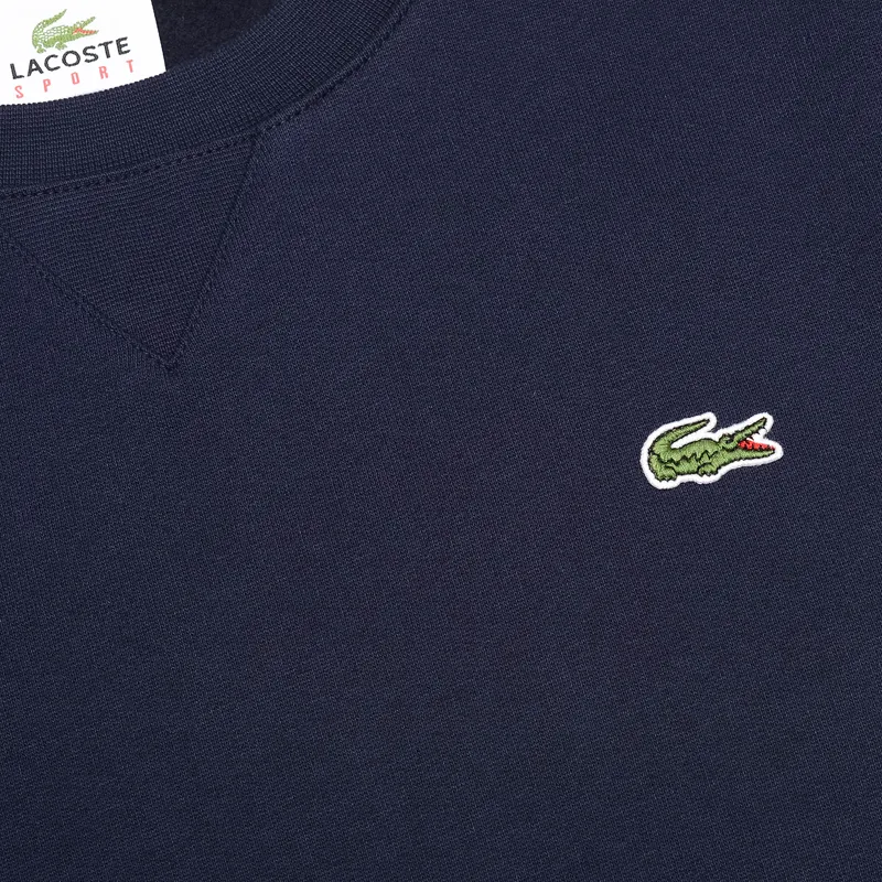 Lacoste Мужская толстовка Sport Crew Neck Solid Fleece