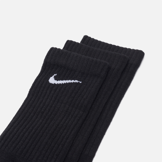 Комплект носков Nike 3-Pack Everyday Cushioned Crew Black/White