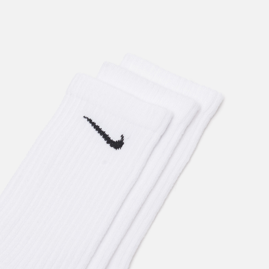 Комплект носков Nike 3-Pack Everyday Cushioned Crew White/Black