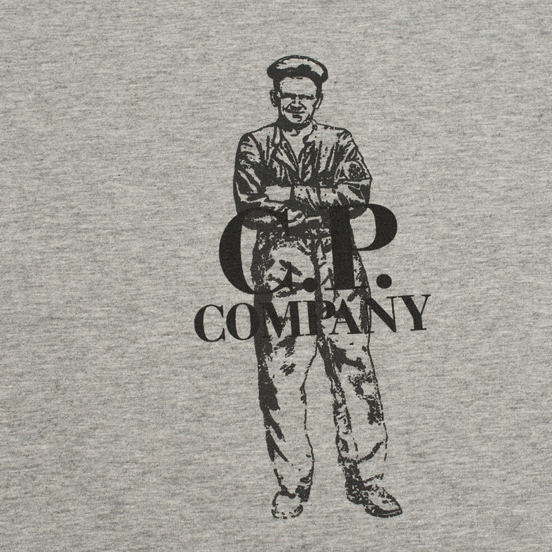 C.P. Company Мужская футболка Logo Sailor Print