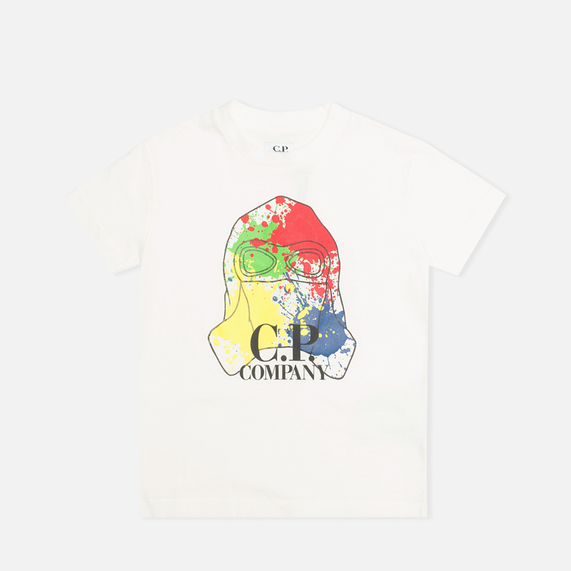 C.P. Company U16 Детская футболка Paint Drop Print