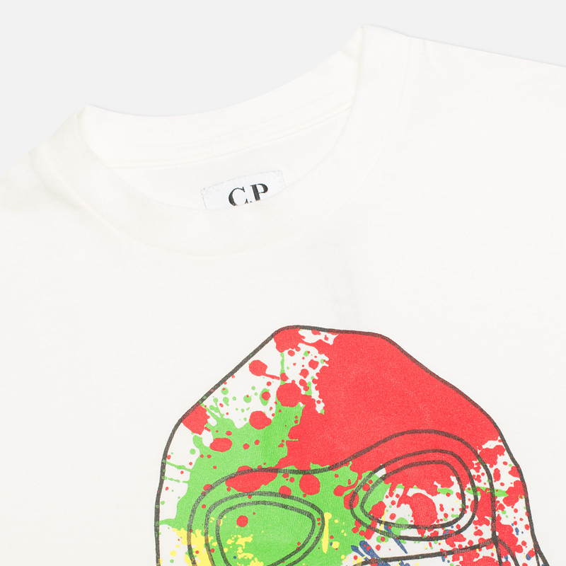 C.P. Company U16 Детская футболка Paint Drop Print