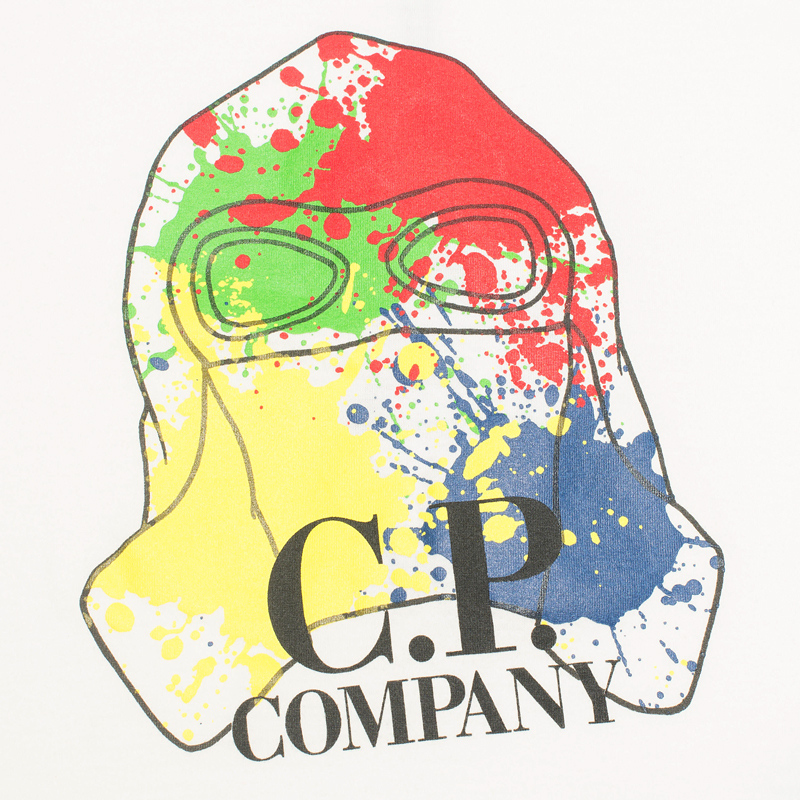 C.P. Company U16 Детская футболка Paint Drop Print