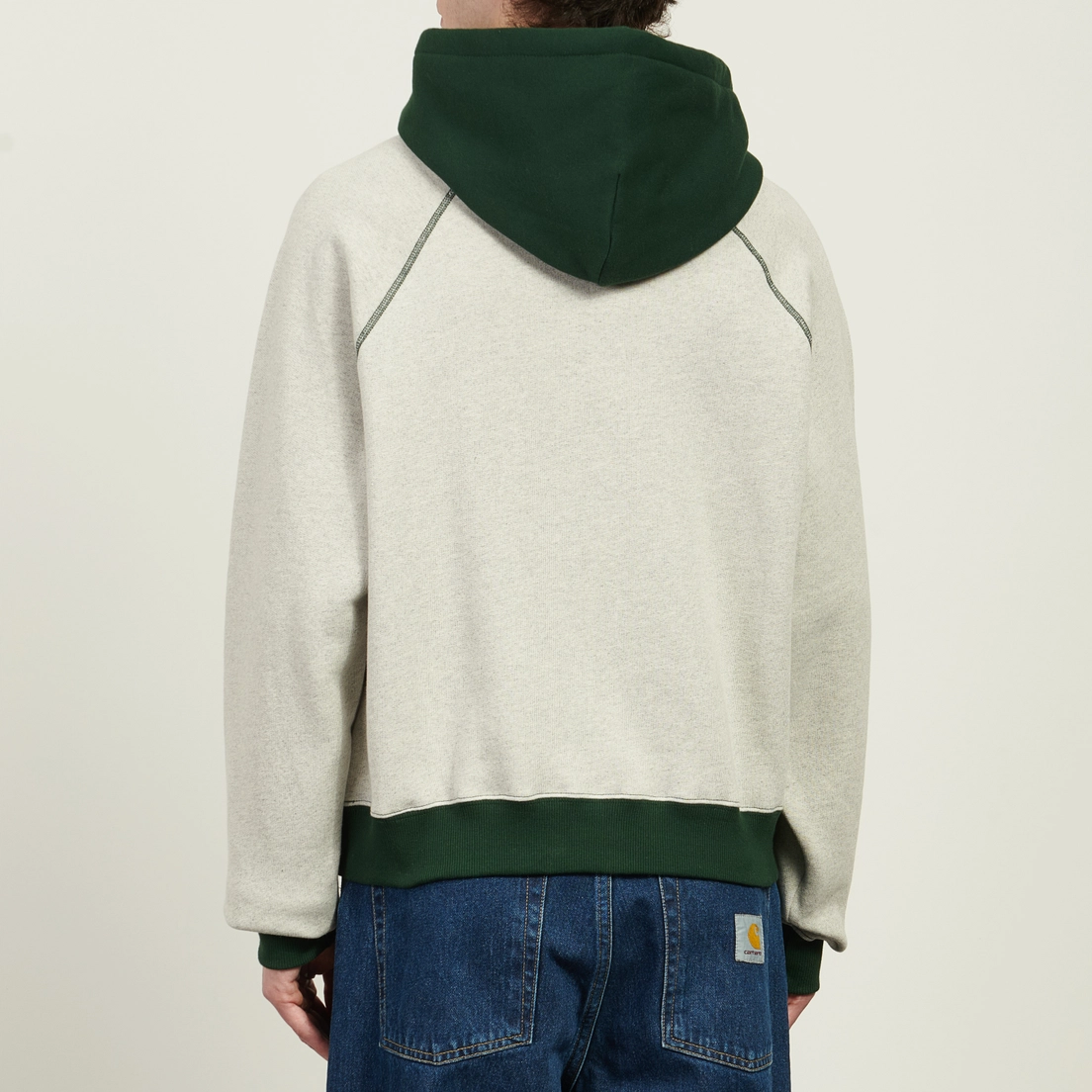 Brain Dead Мужская толстовка Fleece Logo Head Raglan Hoodie