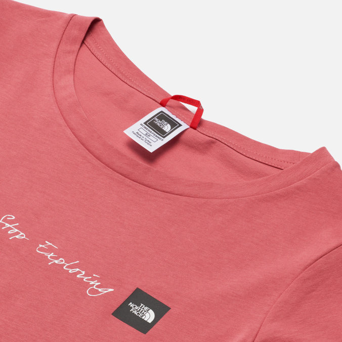 Женская футболка The North Face, цвет розовый, размер S T0A6PR396 SS Never Stop Exploring - фото 2