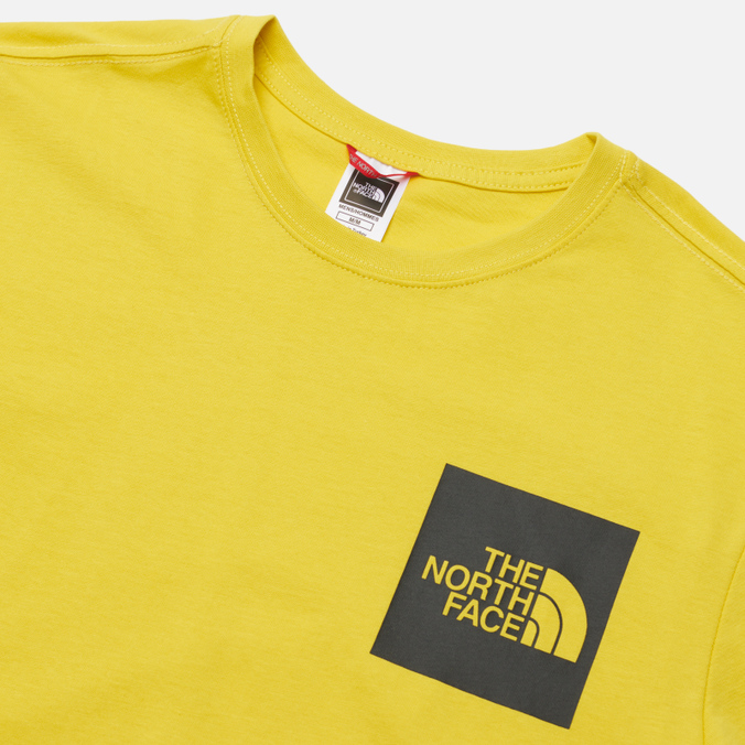 Мужская футболка The North Face, цвет жёлтый, размер S T0CEQ5760 Fine SS - фото 2