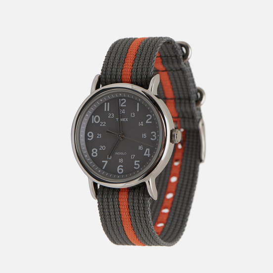 Наручные часы Timex Weekender Silver/Grey/Orange