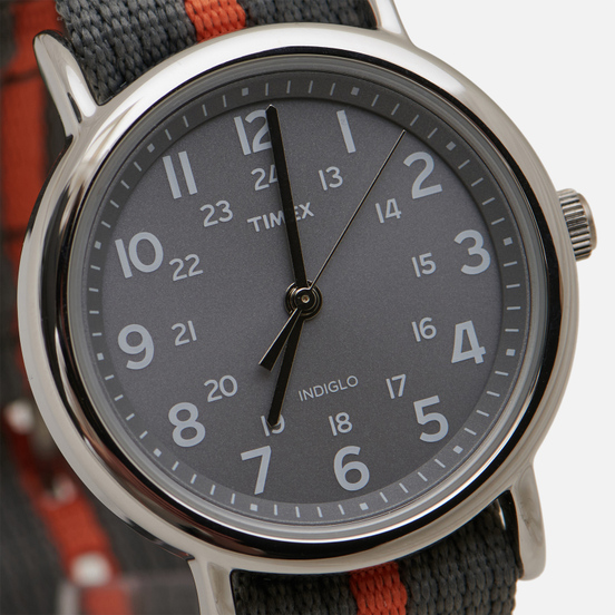 Наручные часы Timex Weekender Silver/Grey/Orange