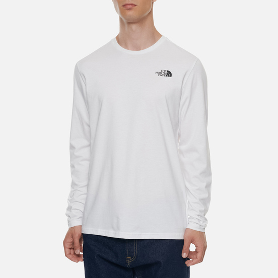 Мужской лонгслив The North Face Easy LS TNF White/TNF Black