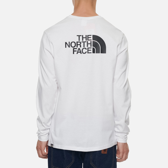 Мужской лонгслив The North Face Easy LS TNF White/TNF Black