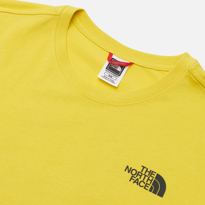 Мужская футболка The North Face, цвет жёлтый, размер XXL TA2TX2760 SS Red Box - фото 2