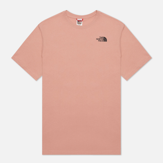 Мужская футболка The North Face SS Red Box Pink Clay/TNF Black