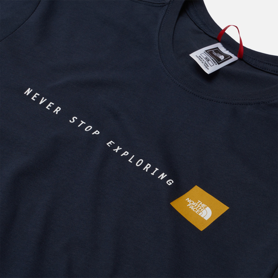 Мужская футболка The North Face SS Never Stop Exploring Urban Navy/Arrowwood Yellow