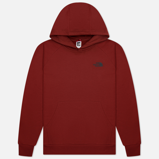 Мужская толстовка The North Face Raglan Red Box Hoodie Brick House Red