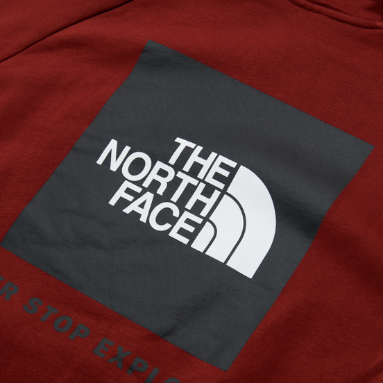 Мужская толстовка The North Face Raglan Red Box Hoodie Brick House Red