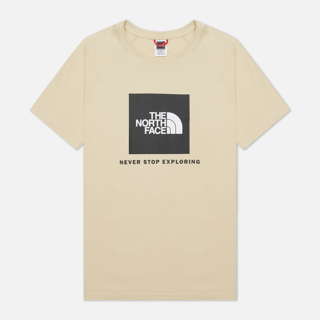 the north face red box tee