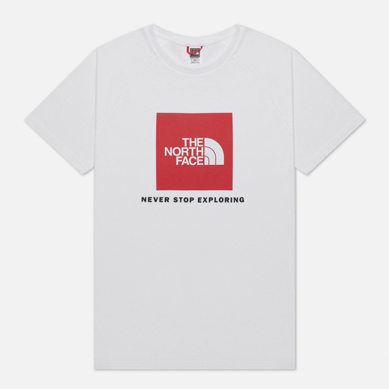 Мужская футболка The North Face SS Rag Red Box TNF White/TNF Red