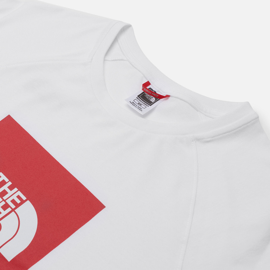 Мужская футболка The North Face SS Rag Red Box TNF White/TNF Red