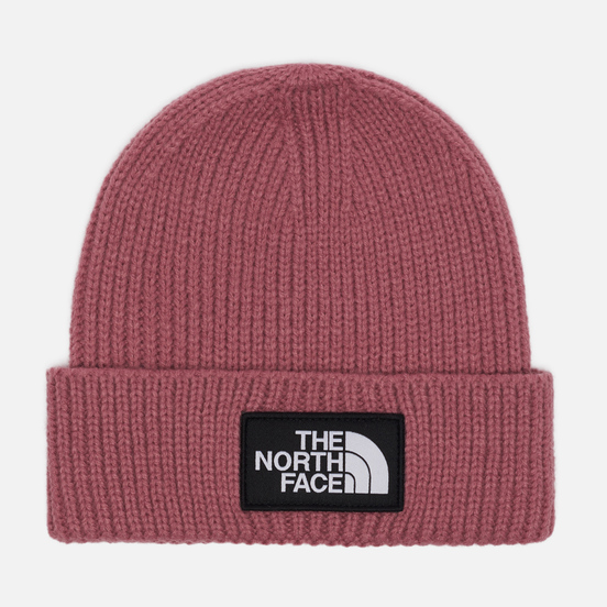 Шапка The North Face Logo Box Cuffed Mesa Rose