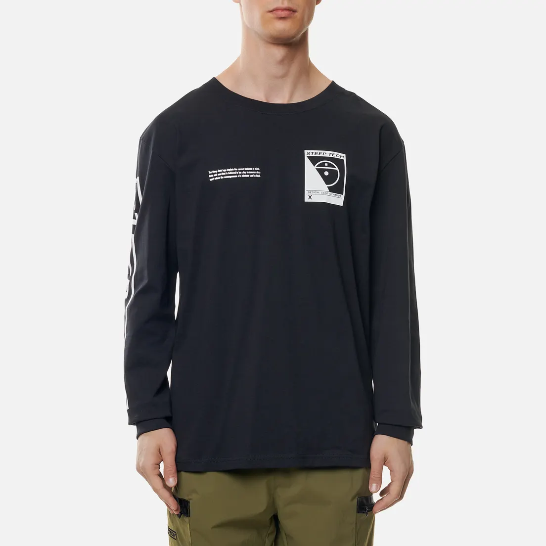 The North Face Мужской лонгслив LS Steep Tech Print