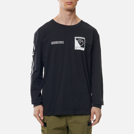 Мужской лонгслив The North Face LS Steep Tech Print TNF Black