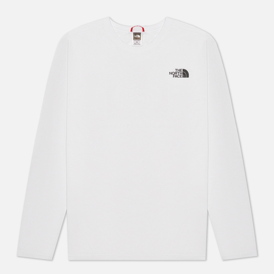 Мужской лонгслив The North Face LS Red Box TNF White/Arrowwood Yellow