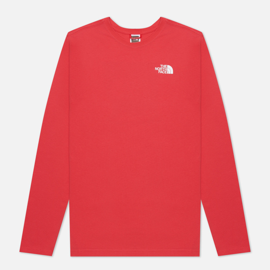 Мужской лонгслив The North Face LS Red Box Rococco Red
