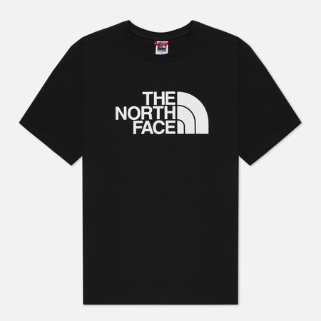 фото Женская футболка the north face boyfriend easy, цвет чёрный, размер xs