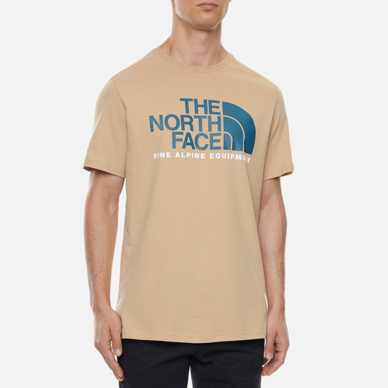 Мужская футболка The North Face Fine Alpine Equipment 2 Hawthorne Khaki