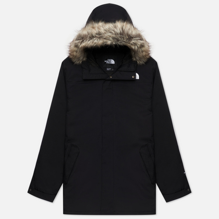 фото Мужская куртка парка the north face zaneck recycled, цвет чёрный, размер s