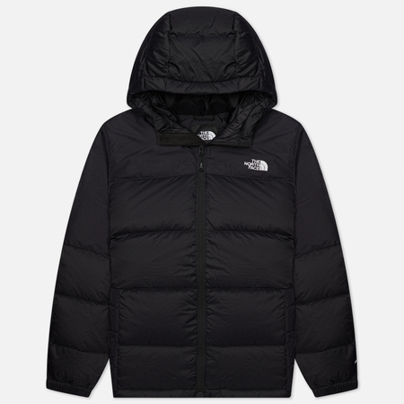 фото Мужской пуховик the north face diablo down hoodie, цвет чёрный, размер s