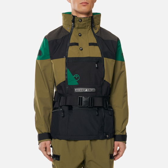 Мужская куртка The North Face Steep Tech Apogee Burnt Olive Green/Evergreen/TNF Black