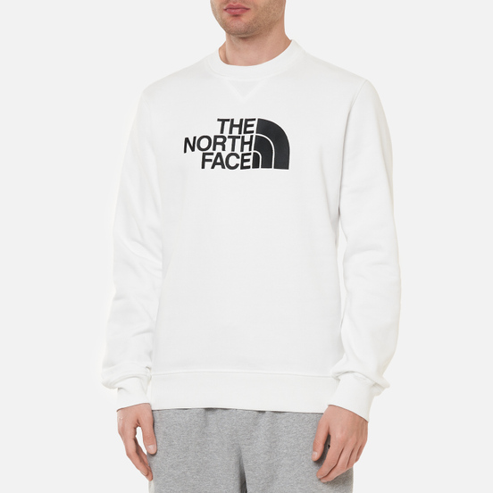 Мужская толстовка The North Face Drew Peak Crew TNF White/TNF Black