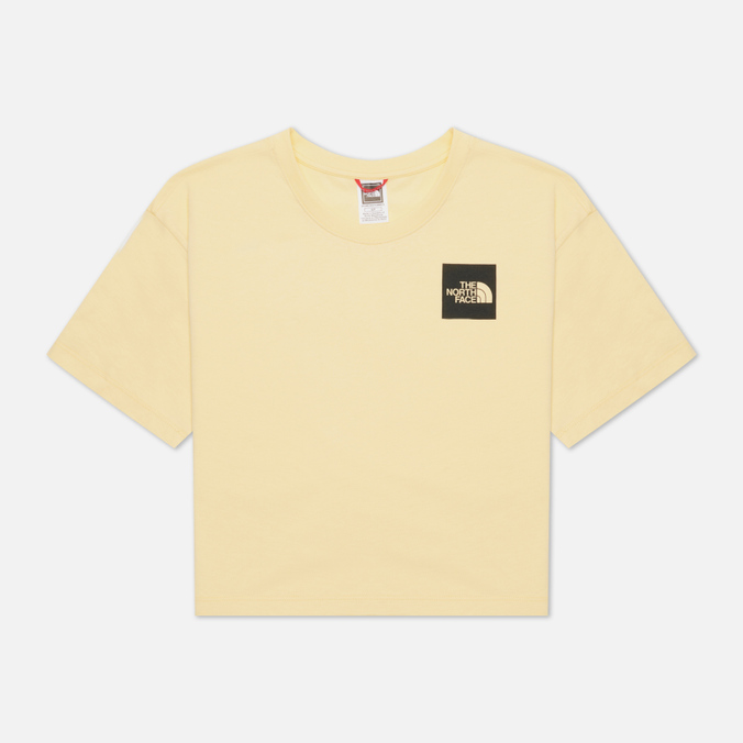 Женская футболка The North Face, цвет жёлтый, размер L TA4SY93R4 Cropped Fine - фото 1
