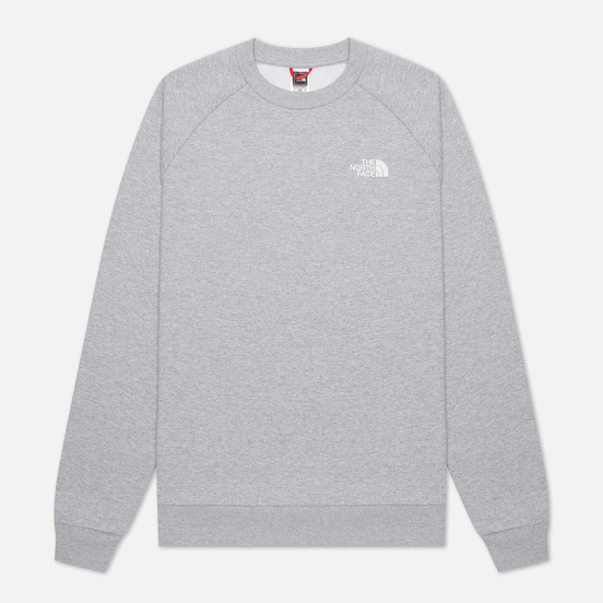Мужская толстовка The North Face Raglan Redbox Crew TNF Light Grey Heather