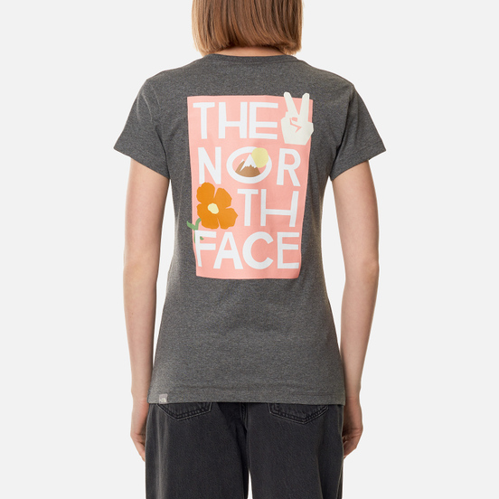 Женская футболка The North Face SS Graphic TNF Medium Grey Heather
