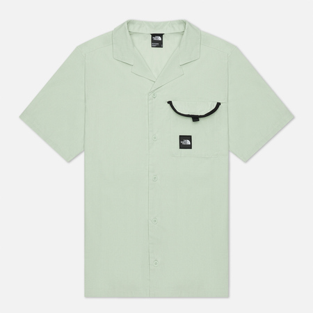 Мужская рубашка The North Face SS Black Box, цвет зелёный, размер L