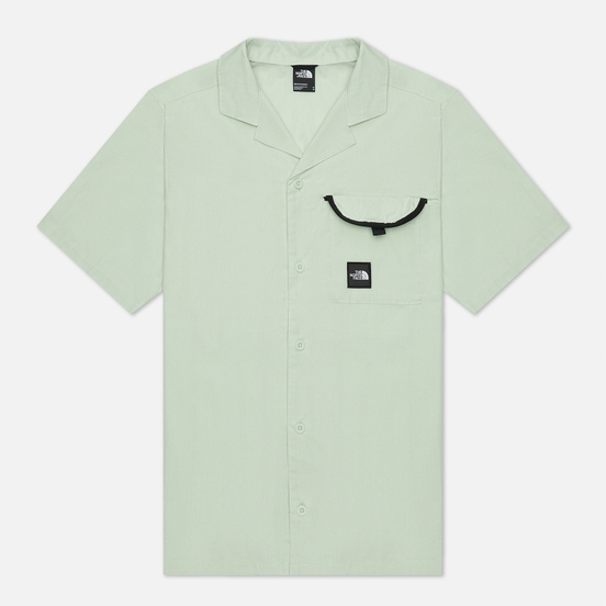 Мужская рубашка The North Face SS Black Box Green Mist
