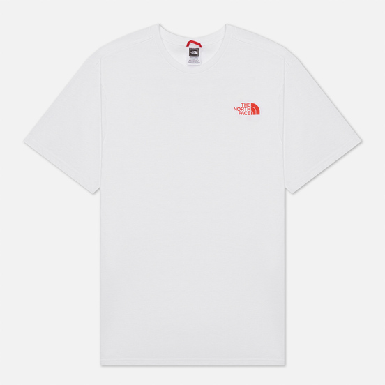 Мужская футболка The North Face Explore TNF White/TNF Black/Fiery Red