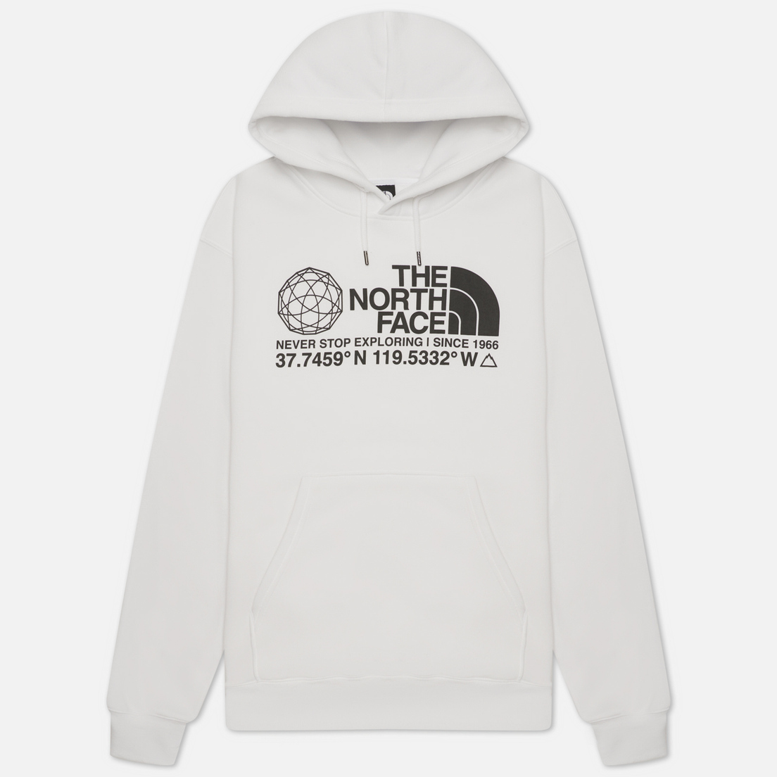 northface white sweatshirt