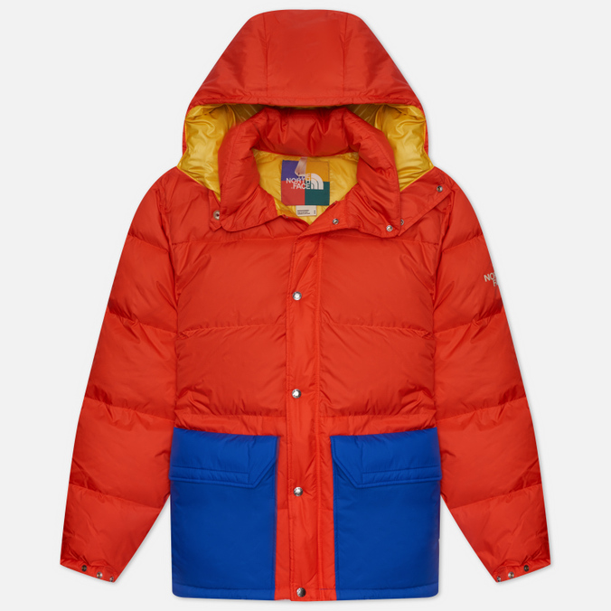 Мужская куртка парка The North Face красного цвета