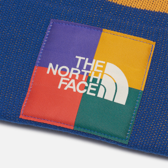 Шапка The North Face Color Block Knit Beanie TNF Blue