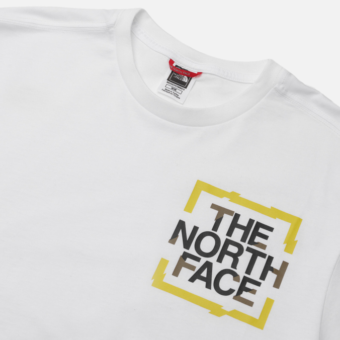 Мужская футболка The North Face, цвет белый, размер S TA5IG7FN4 Graphic - фото 2