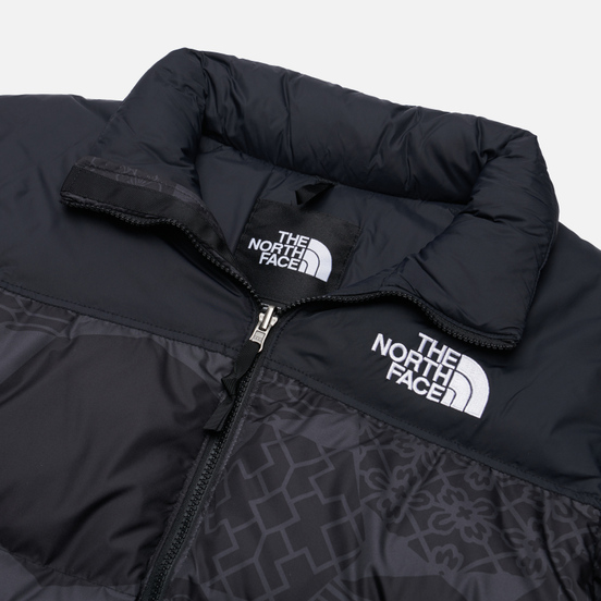 Мужской пуховик The North Face 1996 Retro Nuptse Printed IC TNF Black IC Geo Tonal Print